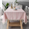 Elegant Cotton Linen Tablecloth — lifestyle shot