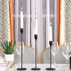 Tall & Chic Trio Candle Holder Set — material texture close-up