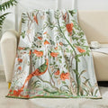 Floral Cotton Bath Towel — alternate angle view