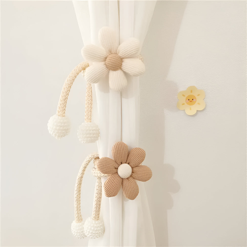 Whimsical Flower Curtain Tie Back — main product photo