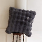Rabbit Faux Fur Cushion — additional view