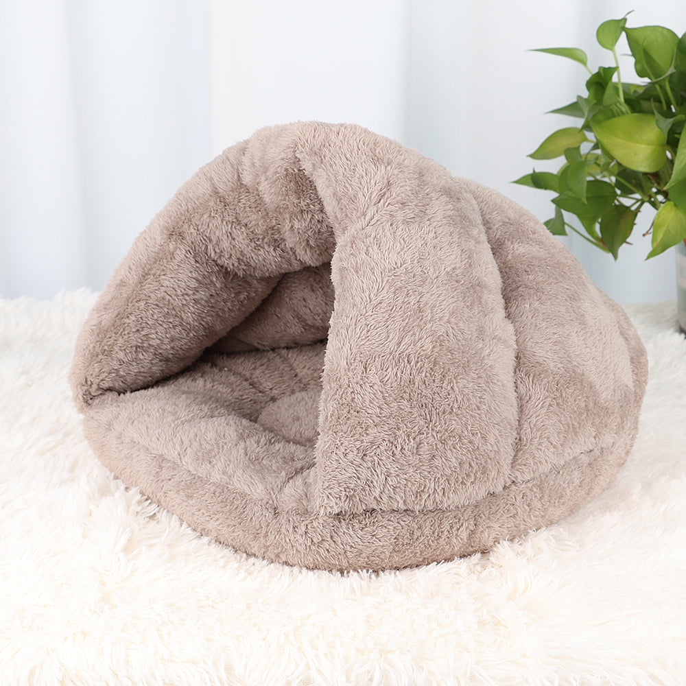 Polar-Fleece Pet Cave Bed — additional view