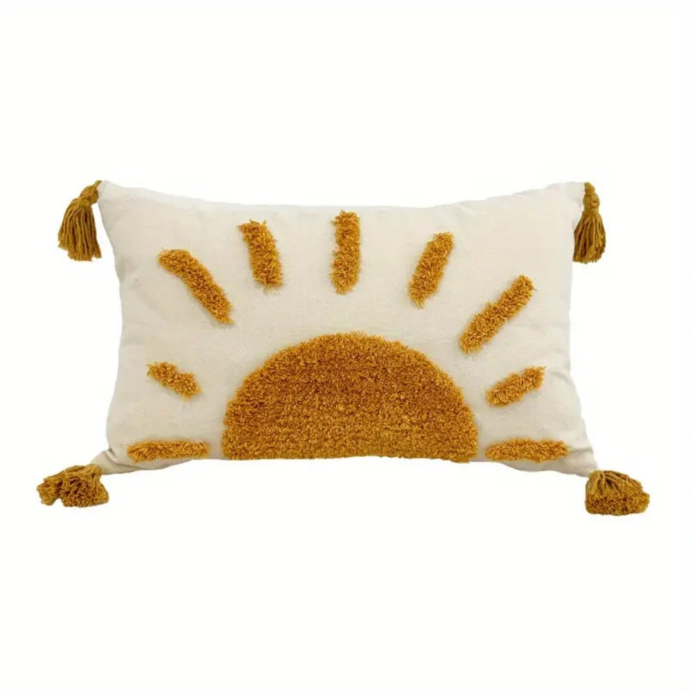 Sunrise Bliss Boho Cushion Cover — alternate angle view