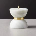 Colette Hourglass Candle Holder — product in use