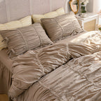 Princess Amara Ruffled Lace Bedding | 4pcs Set — product feature detail