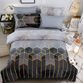 Golden Cosmo Hive | 3pcs Quilt Cover Sets — product close-up