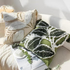 Plush Leaf With Tassel Cushion Cover — main product photo