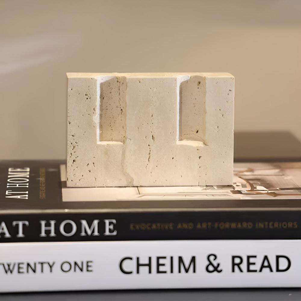 Timeless Glow Stone Candle Stand — product detail view