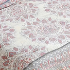 Lunara Floral Cotton Comfort Blanket — product close-up