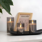 Ethereal 3D Flameless Candle | 3pcs Set — material texture close-up