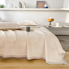Floral Pattern Cotton Coverlet — main product photo