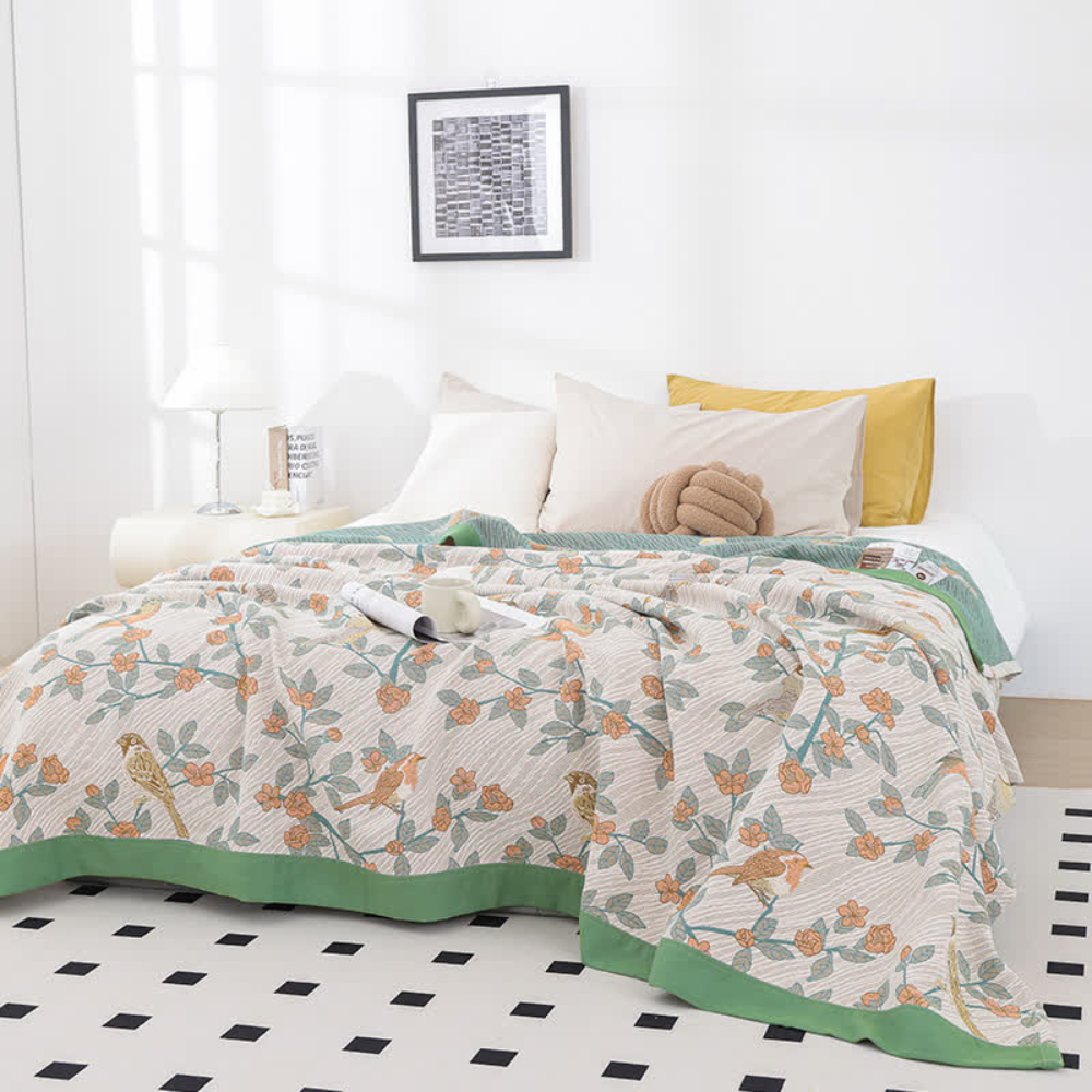Avain Blooming Floral Blanket — main product photo
