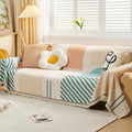 Meringue Chenille Geometry Sofa Cover — additional view