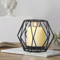 Wireframe Sleek Iron Candle Holder — additional view