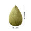 Verdant Flourish Leaf Shaped Cushion — additional view