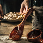 Large Wooden Multi-Purpose Scoop- 1pc — product in use