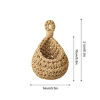Handcrafted Boho Hanging Basket — product feature detail