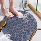 Safe Shower Round Non-Slip Mat — product in use