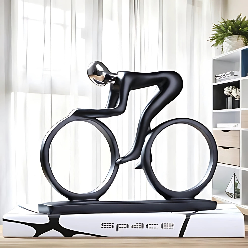 Momentum Nordic Cyclist Sculpture — product detail view