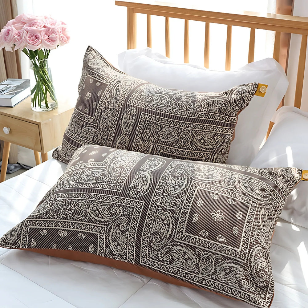 Ornate Heritage Cotton Pillowcase Set — alternate angle view