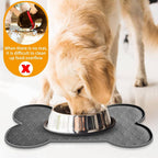 Bone-Shaped Silicone Pet Feeding Mat — additional view