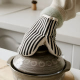 Heat-resistant oven mitts