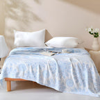 Fresh Floral Comfy Cotton Blanket — main product photo