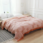 Botanical Bliss Cotton Blanket — product feature detail