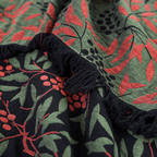 Vibrant Begonia Fruit Tassel Blanket — product detail view