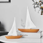 Celestial Drift Sailboat Decor — product in use