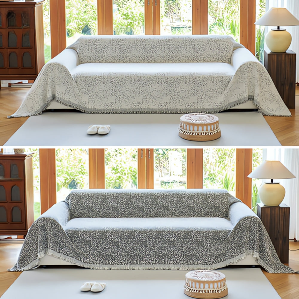 Nordic Speckle Reversible Sofa Cover — alternate angle view