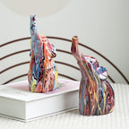 Graffiti Elephant Resin Figurine — product detail view