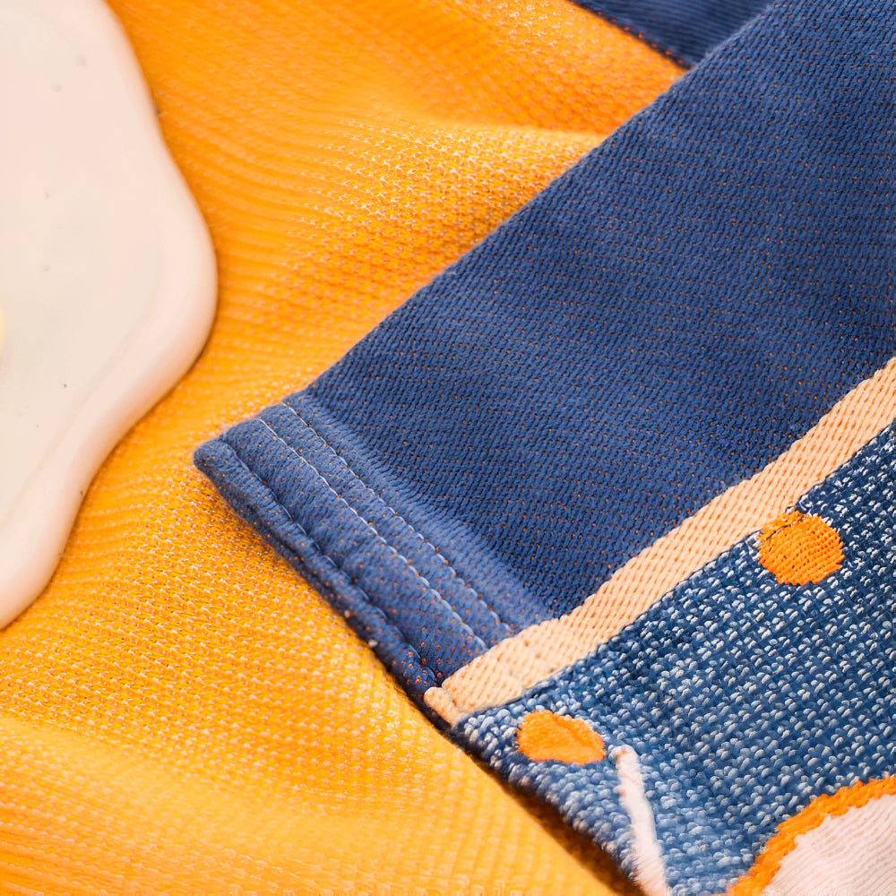 Serene Lily Floral Cotton Blanket — product close-up
