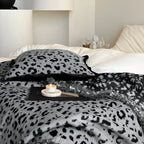 Lush Leopard Mink Fleece Blanket — product close-up