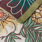 Tropical Floral Soft Bath Towel — product in use