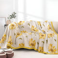 Sunflower Comfort Cotton Blanket — alternate angle view