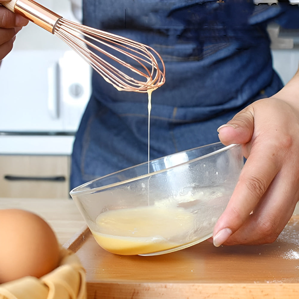 Copper Luxe Kitchen Whisk — product detail view