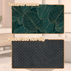Gold Linear Leaf Door Mat — product close-up