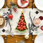 Festive Forest Table Runner — alternate angle view