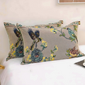 Pastoral Button Cotton Gauze Pillowcases (2pcs) — main product photo
