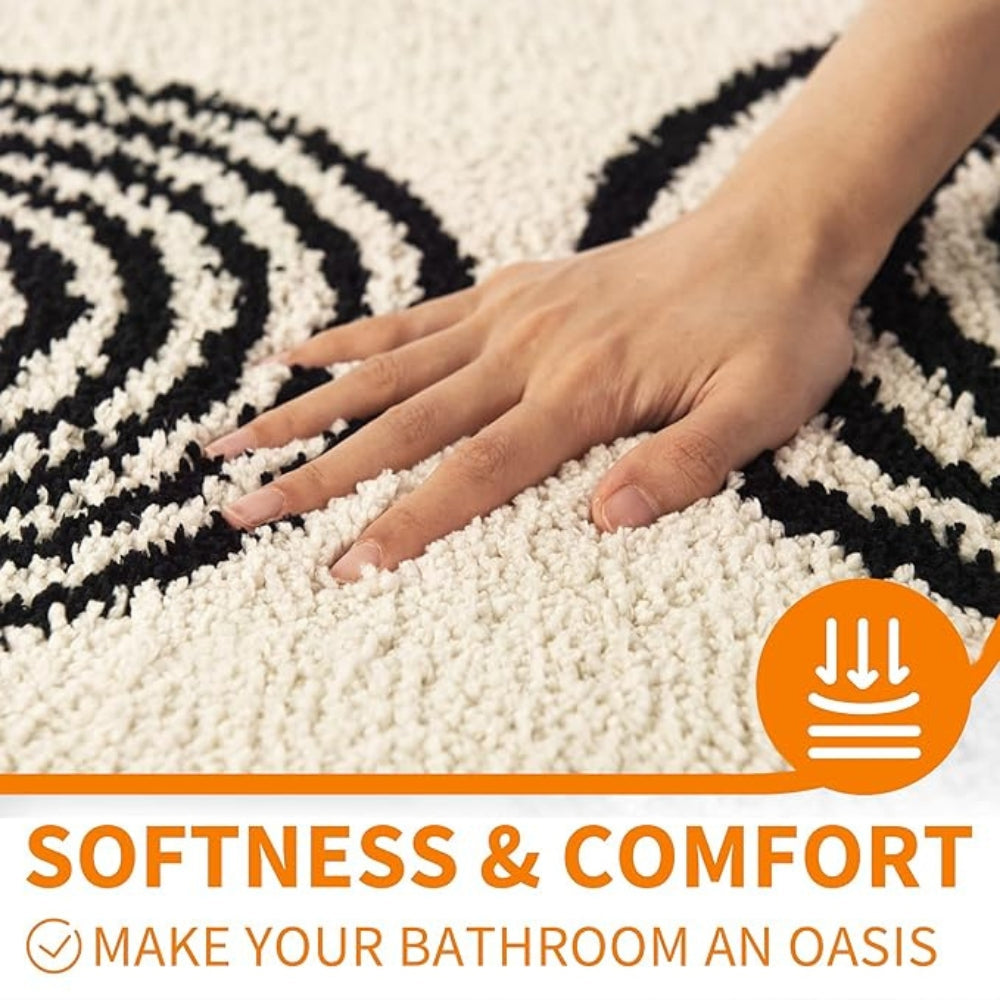 Serene Sunrise Non-Slip Bath Mat — product detail view