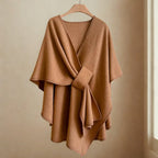 Luxurious Poncho Windproof Shawl Coat — product feature detail