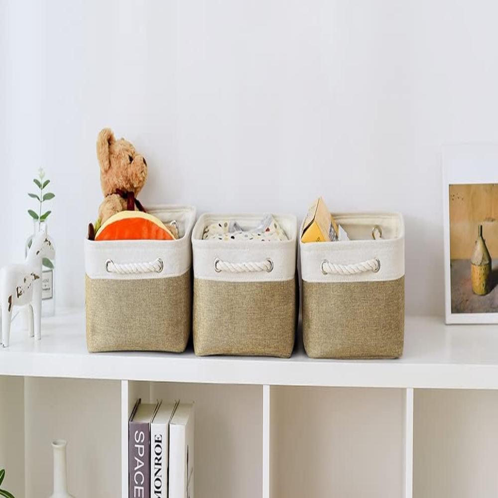 Folding Storage Basket — product in use