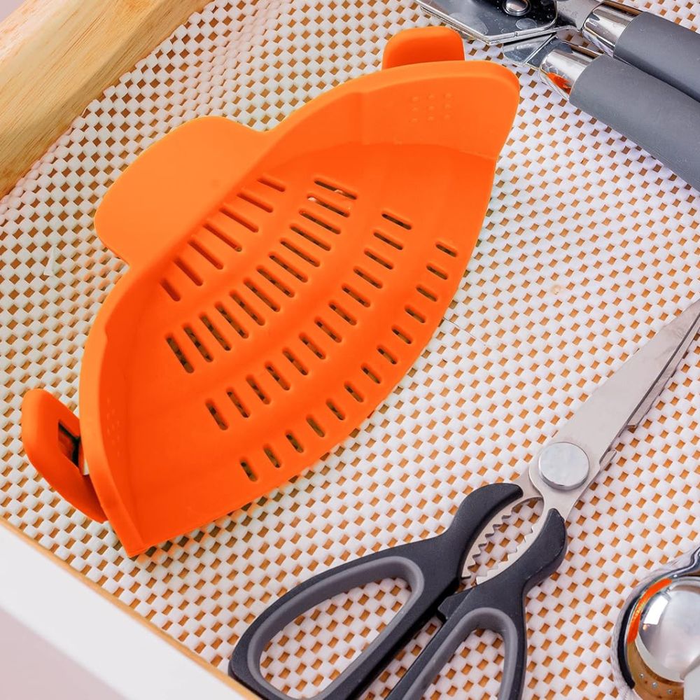 Clip-On Kitchen Strainer — product detail view