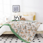 Avain Blooming Floral Blanket — product in use