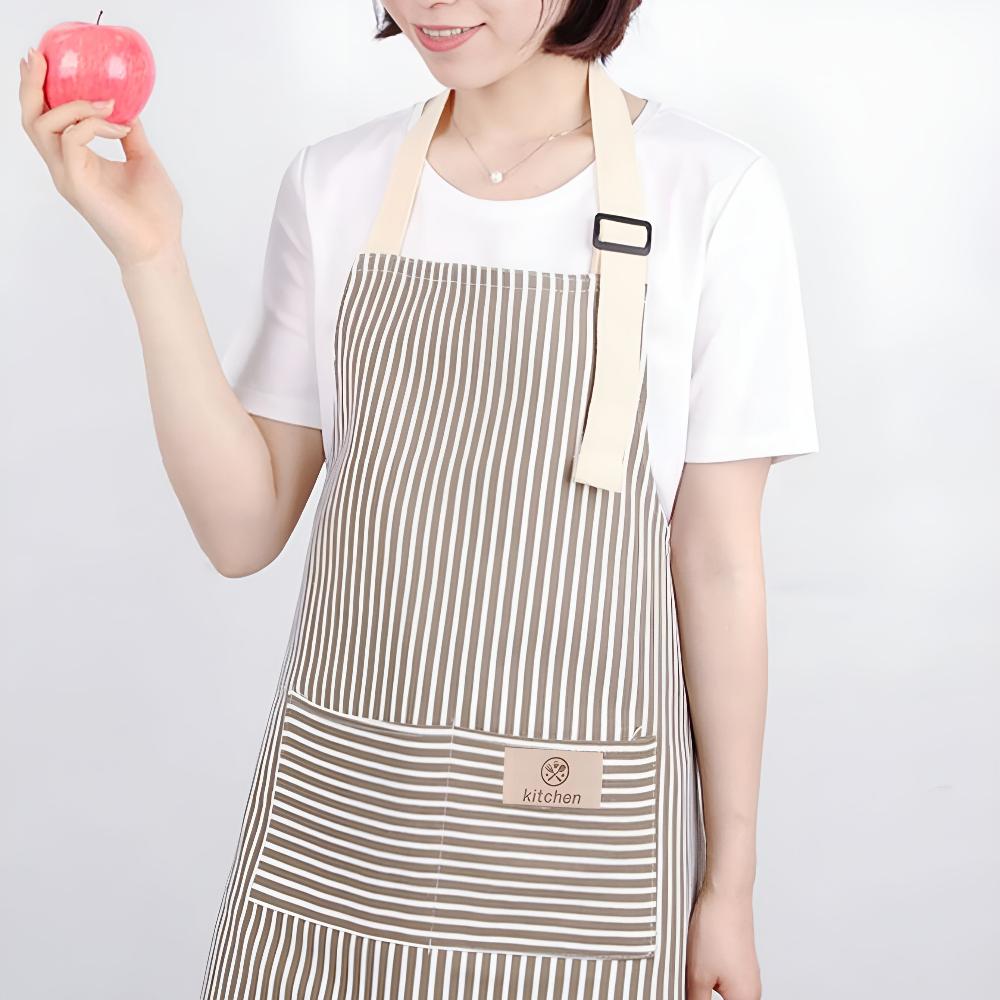 Kawaii Stripes Apron — size and scale reference