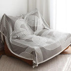 Snuggle Maze Knit Blanket — product detail view