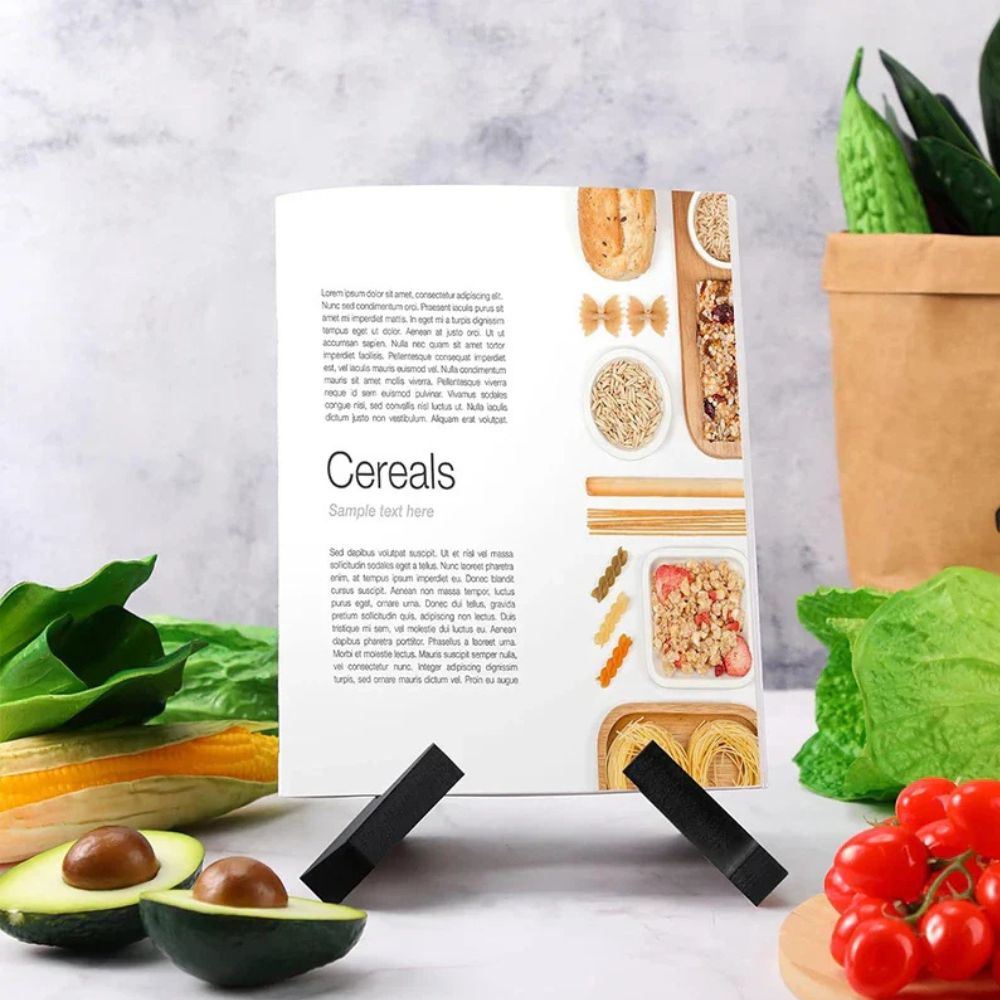 Wooden Frame Recipe Book Stand — product detail view