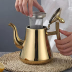 Stainless Steel Kettle with Built-in Filter — alternate angle view
