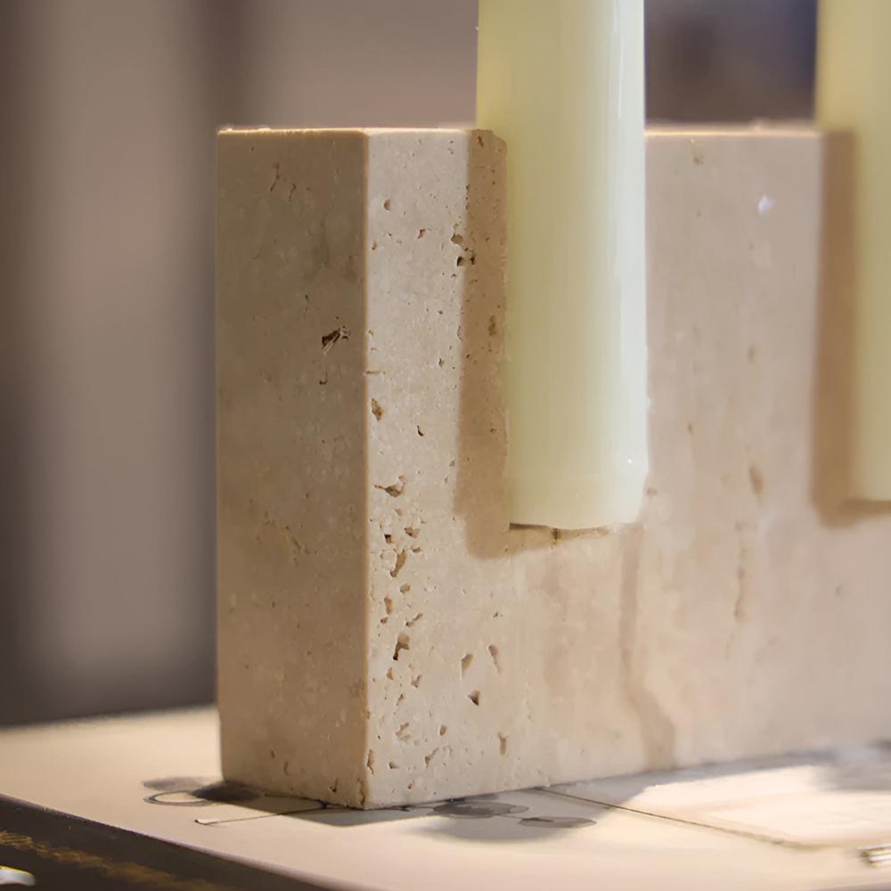 Timeless Glow Stone Candle Stand — product in use